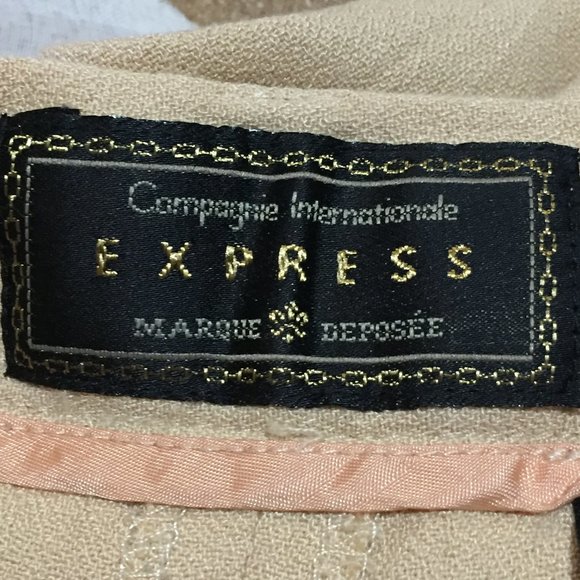 Vintage Yellow Express Slacks - Picture 1 of 6